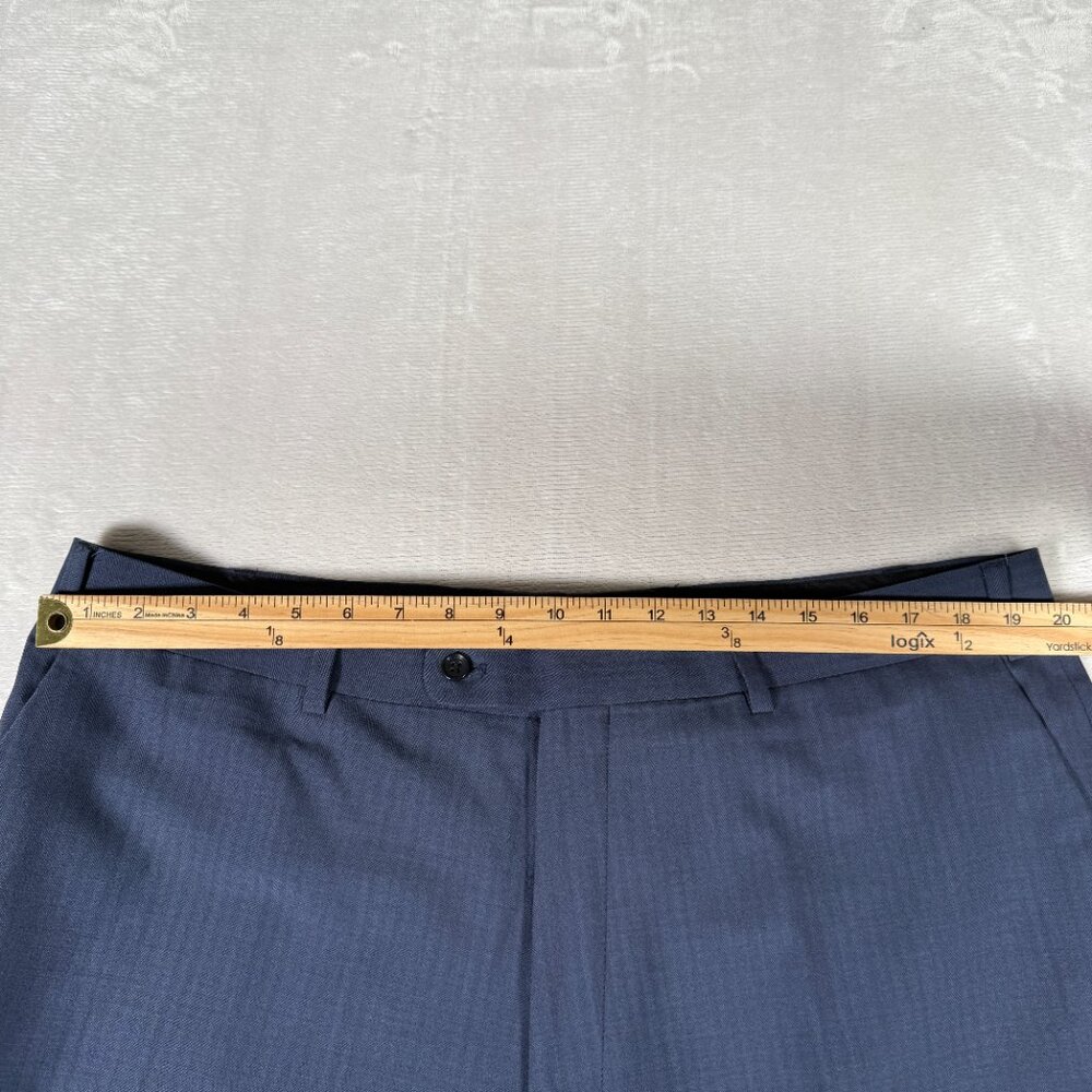 Di Stefano Italy 2 Piece Suit Men Size US 38R 100% Wool Pants 39 x 27 Made Italy - Picture 11 of 15